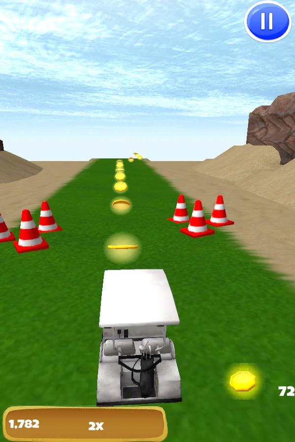 高尔夫球车车手：球童比赛3D截图1