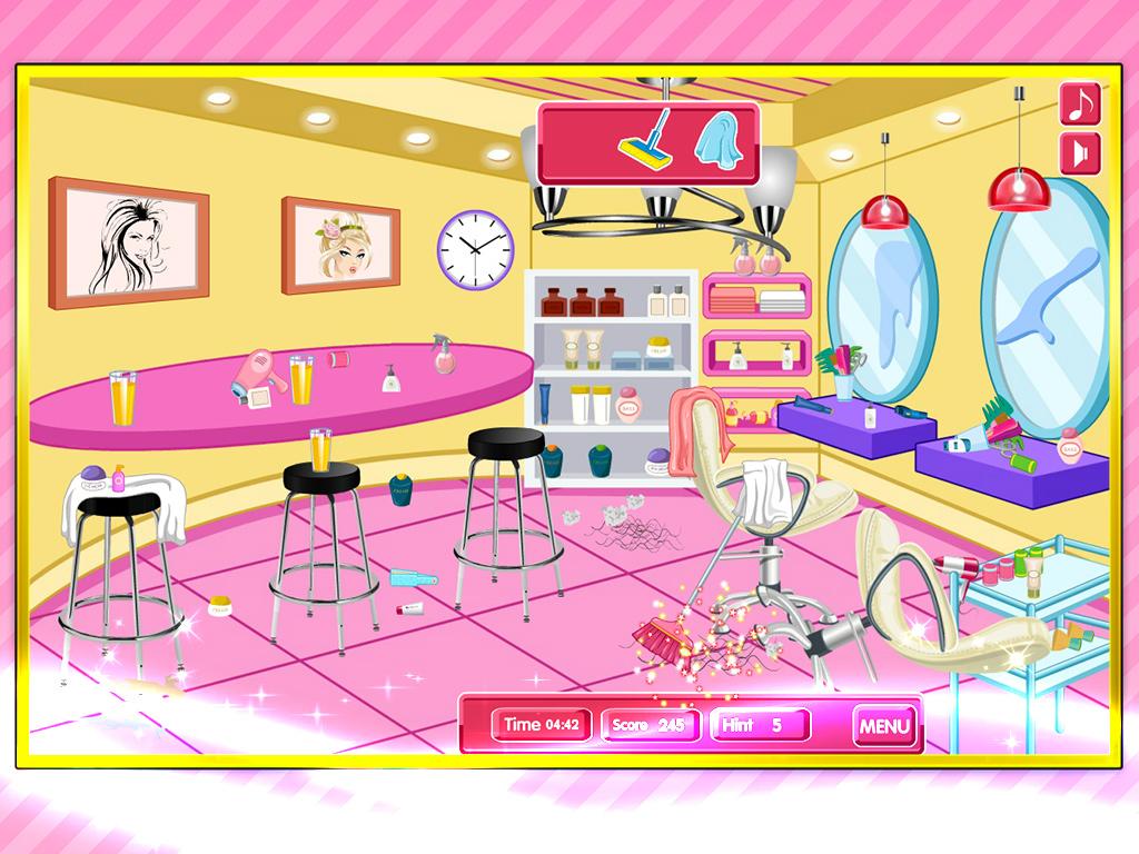 公主清洁房间游戏截图2
