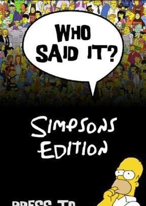 Who Said It Simpsons Edition截图4