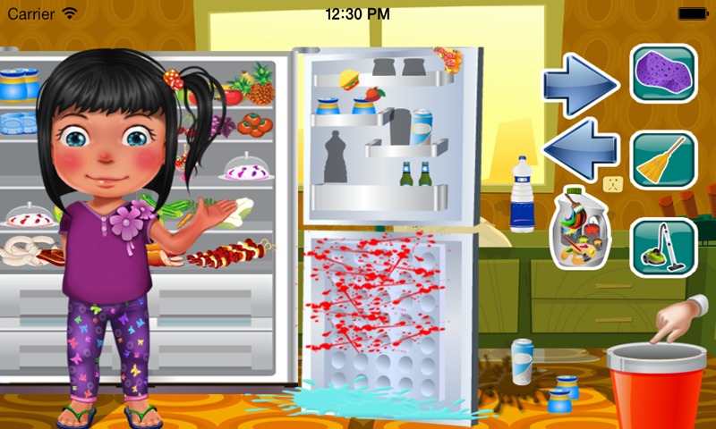 冰柜清洁女孩游戏截图5