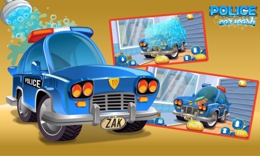 police car wash games for boys截图2