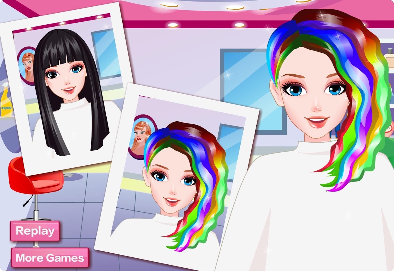 完美的彩虹髮型的美髮師截图3