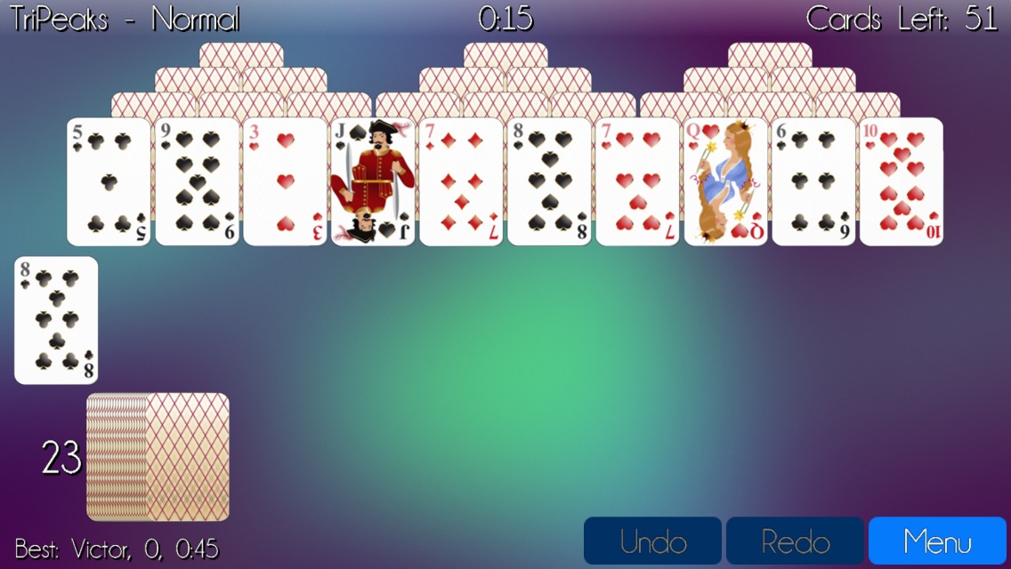 Golf Solitaire Deluxe截图2