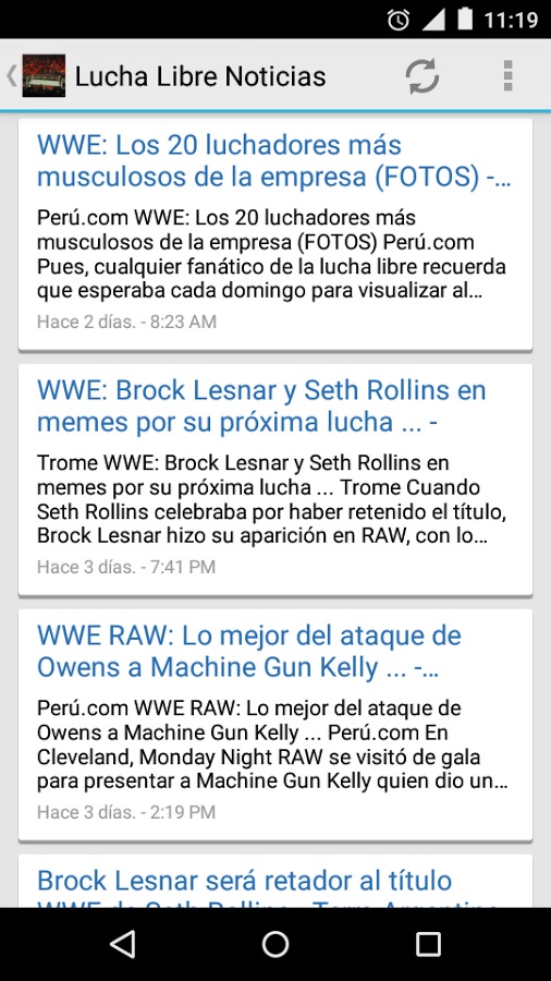 Lucha Libre Noticias截图2