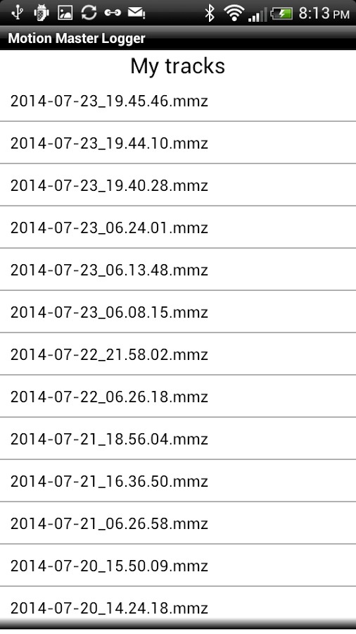 MotionMaster Logger截图2