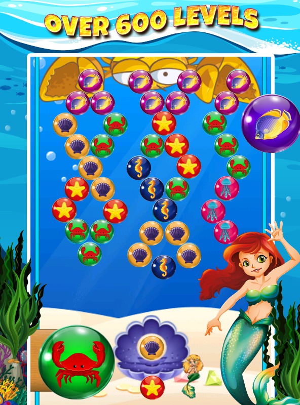 Bubble Dash: Mermaid Adventure截图3