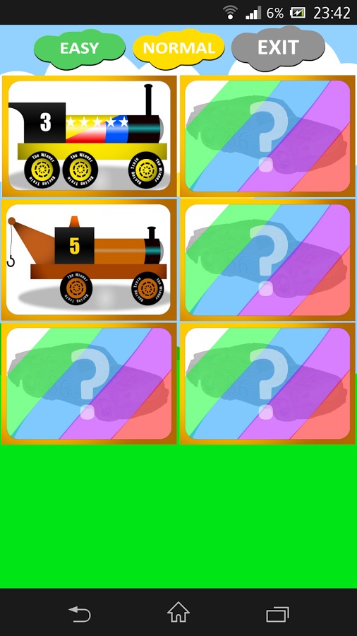 Steam Trains Memory Game截图2