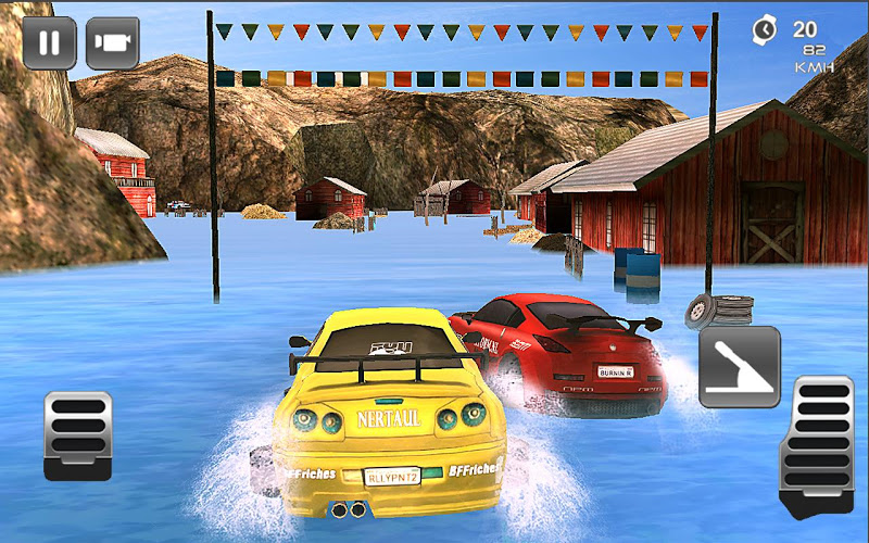 Water Surfing Race Car Driver截图2