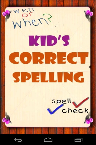 Kids Correct Spelling截图1