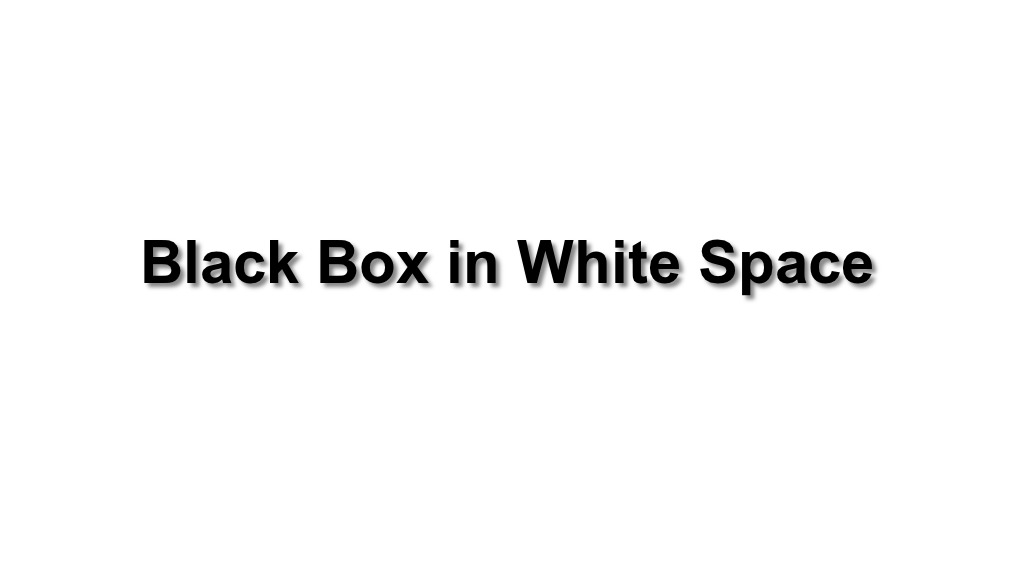 Black Box in White Space截图1