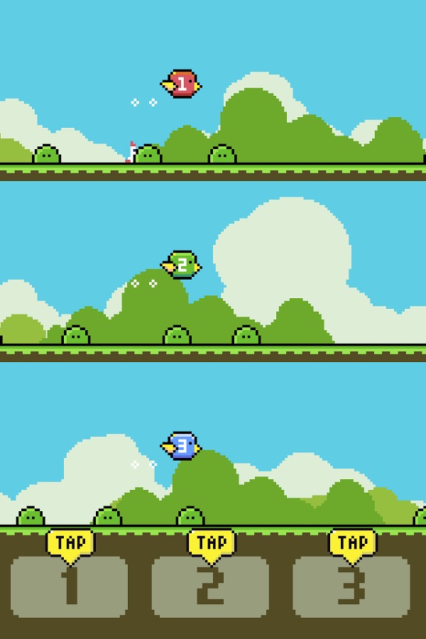 Flappy 3 - One Two Threes截图2