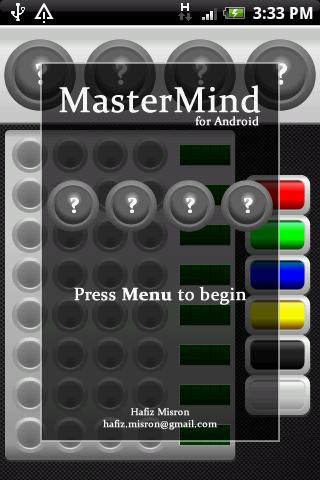 MasterMind for Android FREE截图1