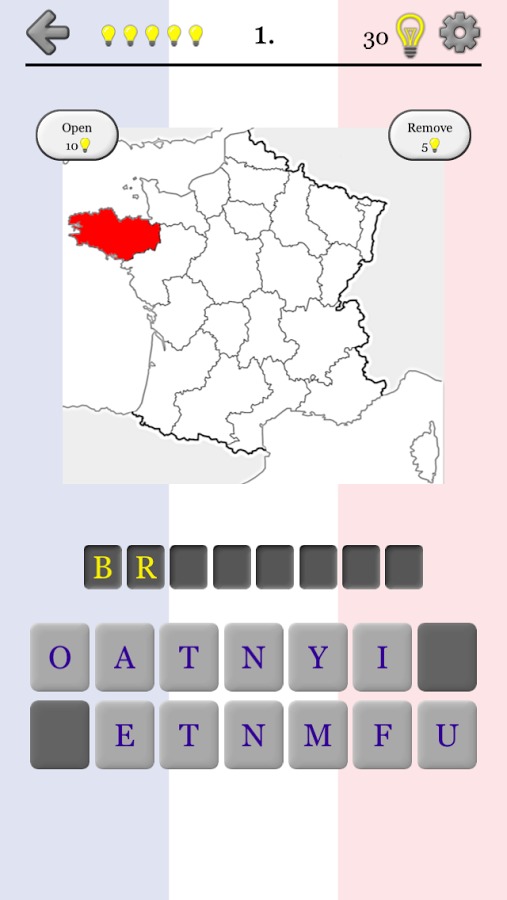 French Regions: France Quiz截图4