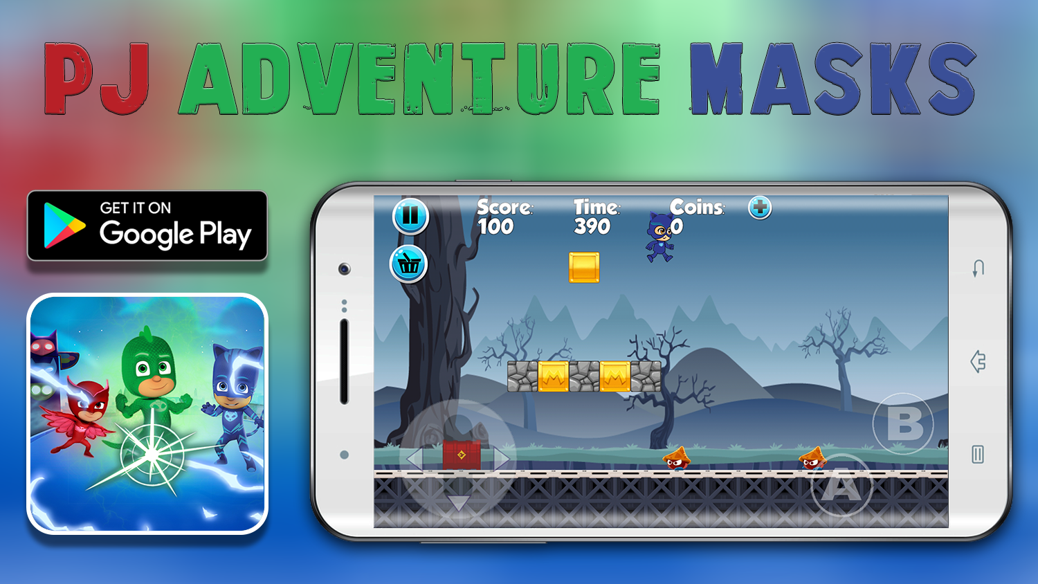 PJ Blue Masks Adventure截图1