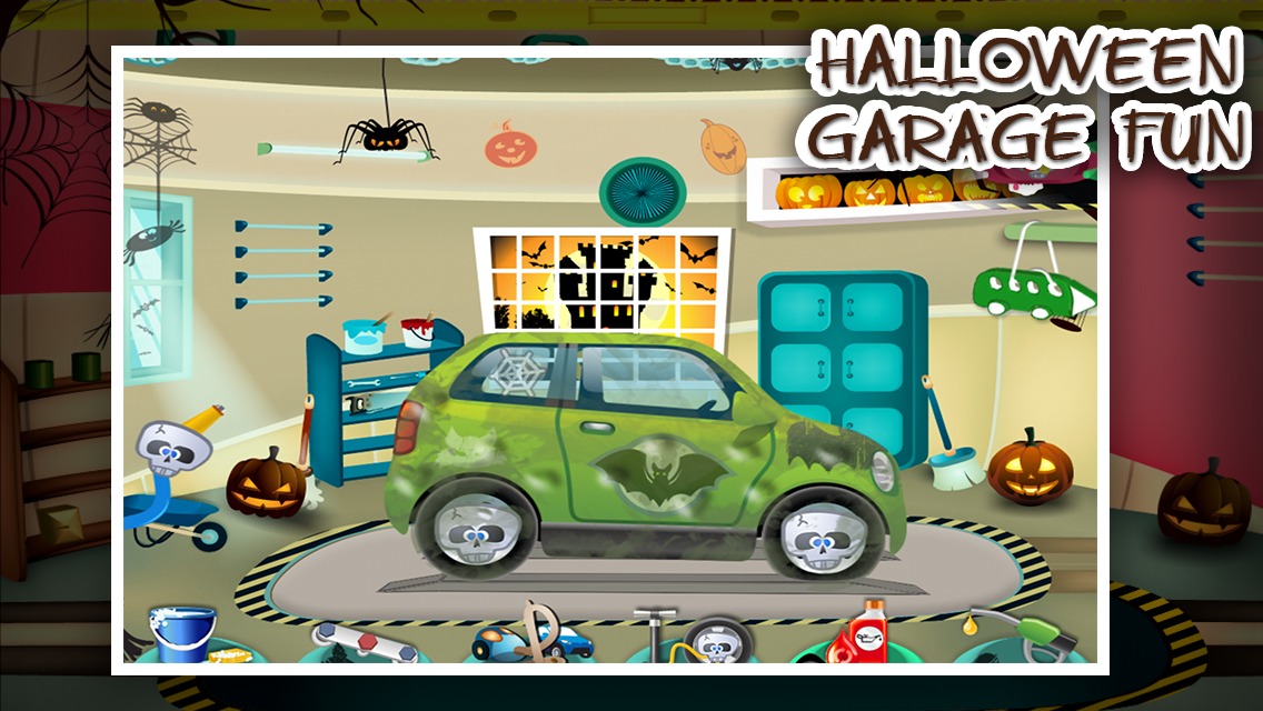 Halloween Car Garage Fun截图1