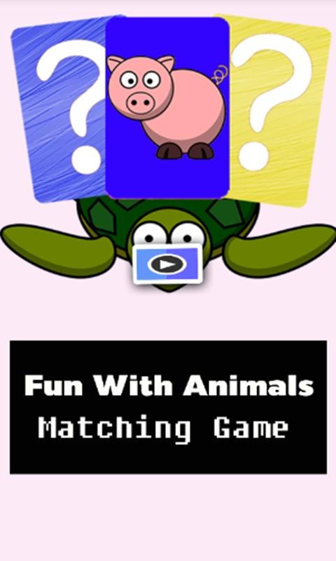 Fun With Animals Matching Game截图2