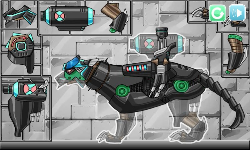 Dino Robot - Smilodon Black截图2