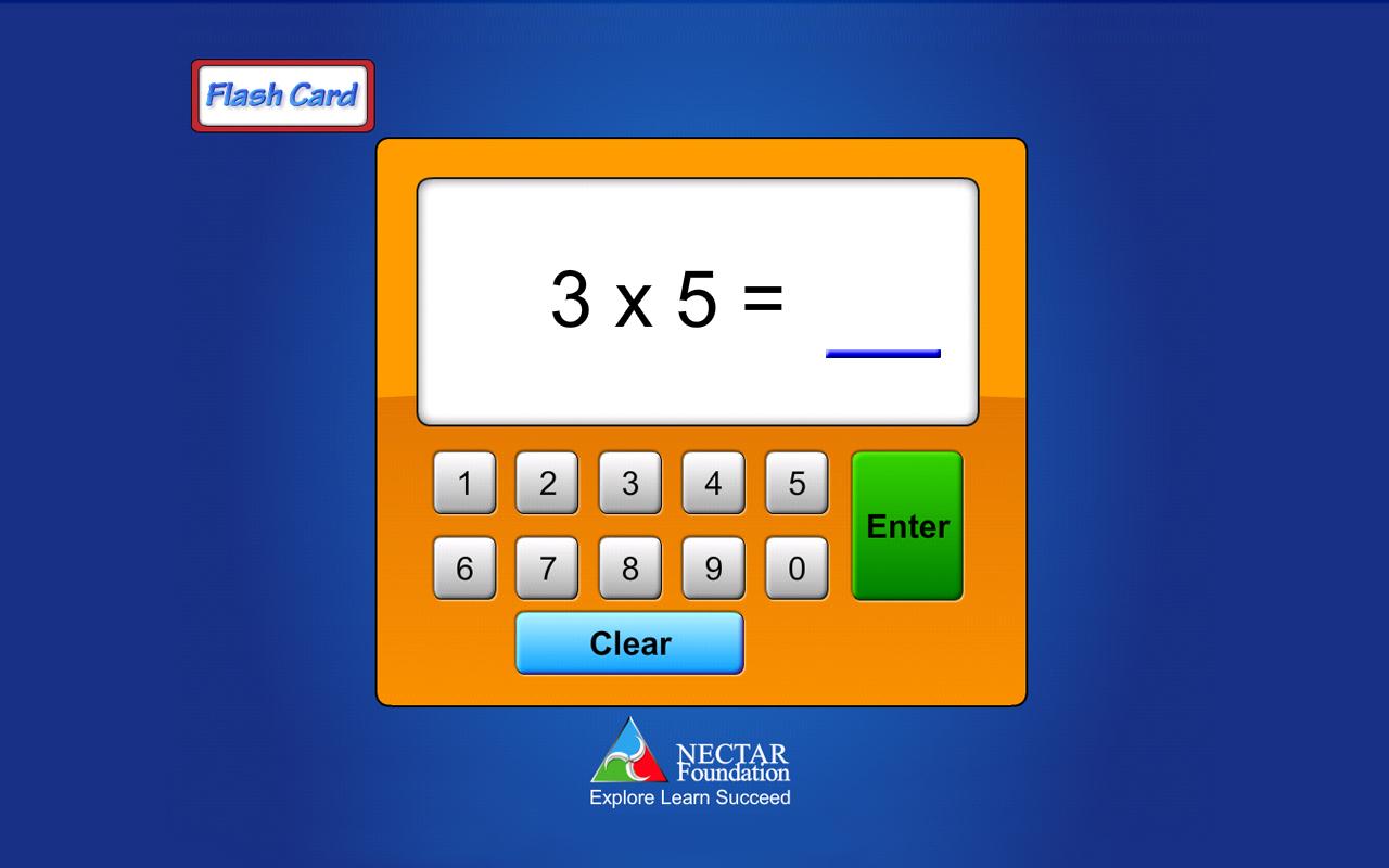 Flash Card Multiplication截图1