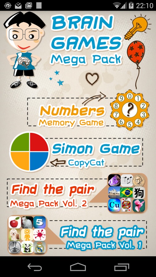 Brain Games Mega Pack HD Free截图1