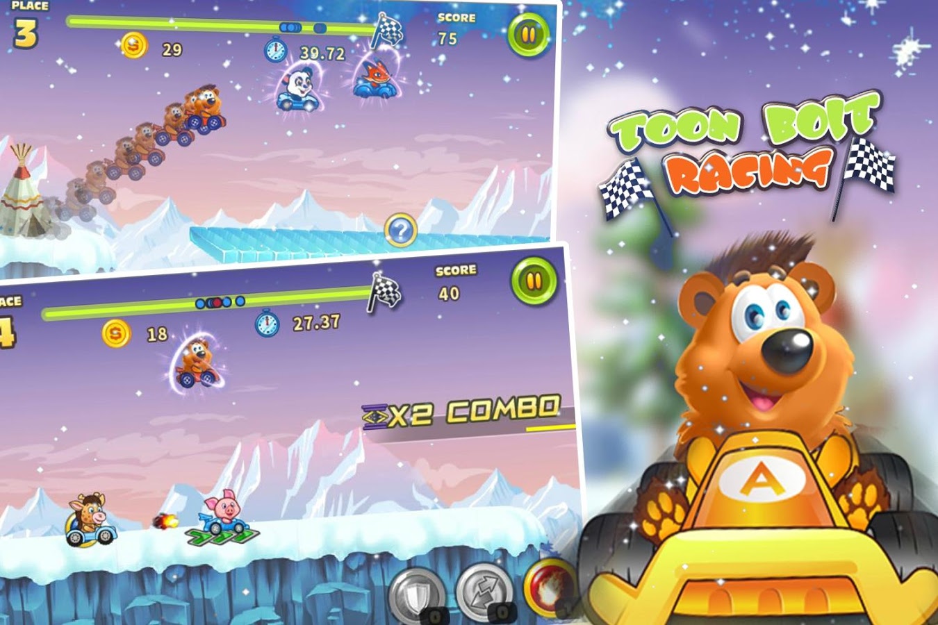 New Toon Blast: Speed Racing截图4