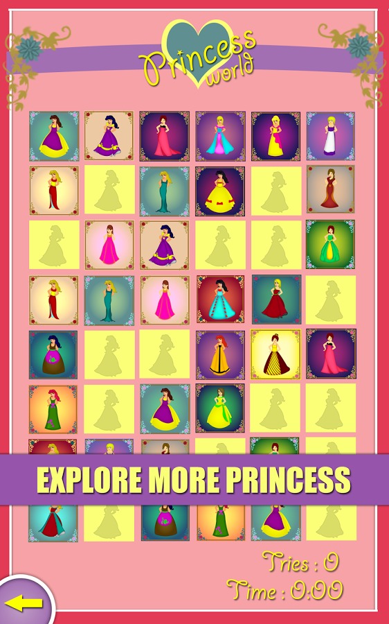 Princess Memory Game For Kids截图3