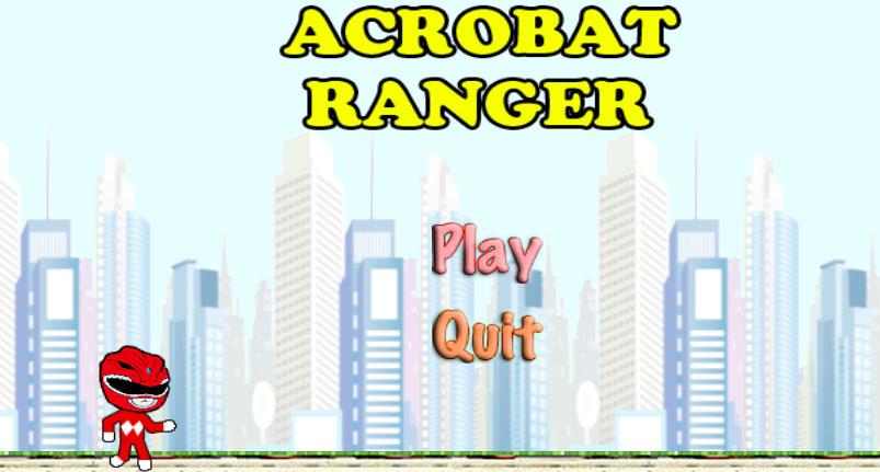 Acrobat Red Ranger Game截图1