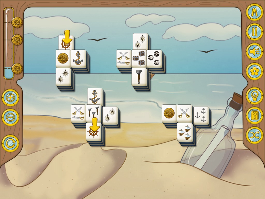 Pirate Mahjong HD截图4