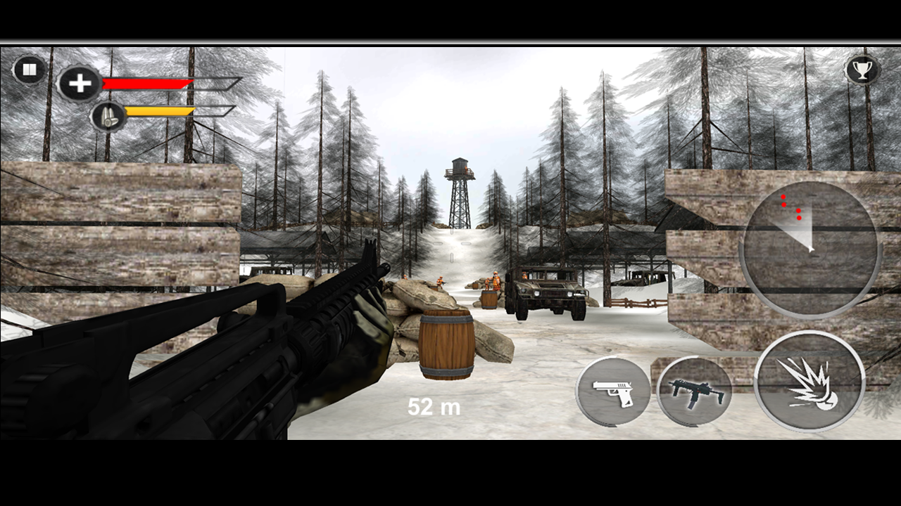 Mountain Sniper Shooter Strike 2018截图1