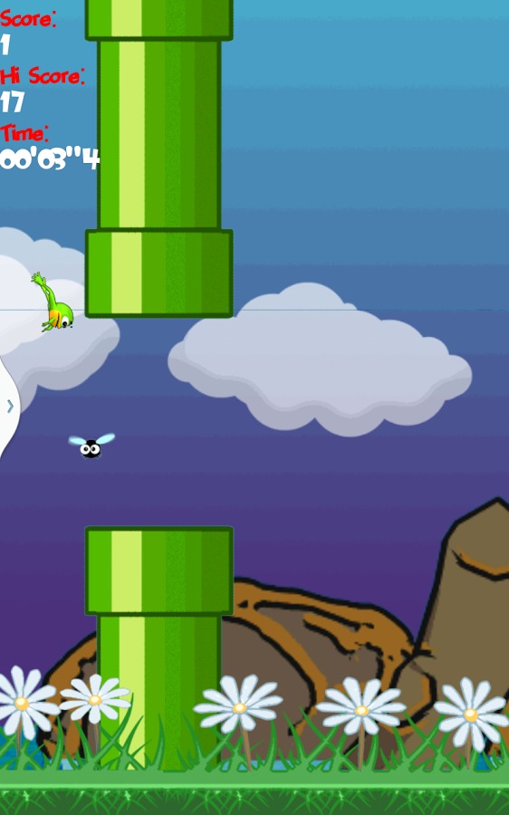 Flappy Frogger Rebooted Free截图5