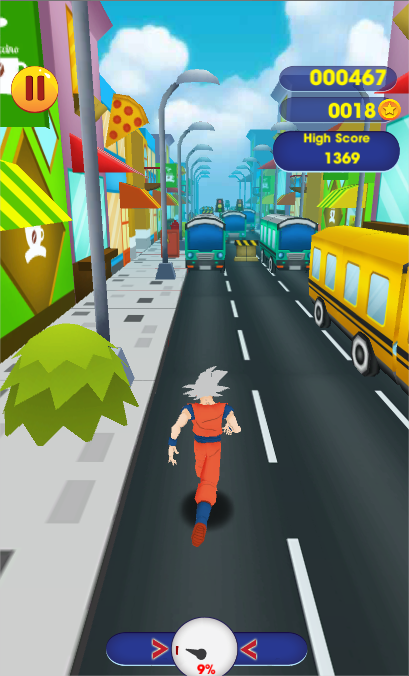 Super Saiyan Goku 3D Adventure截图2