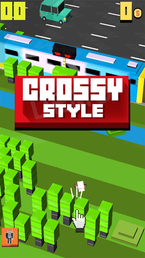 crossy style : cross the road截图1
