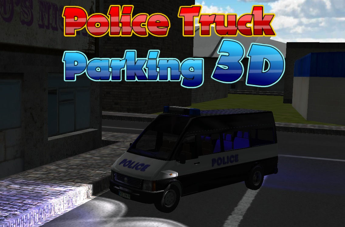 3D Police Truck Parking Game截图5