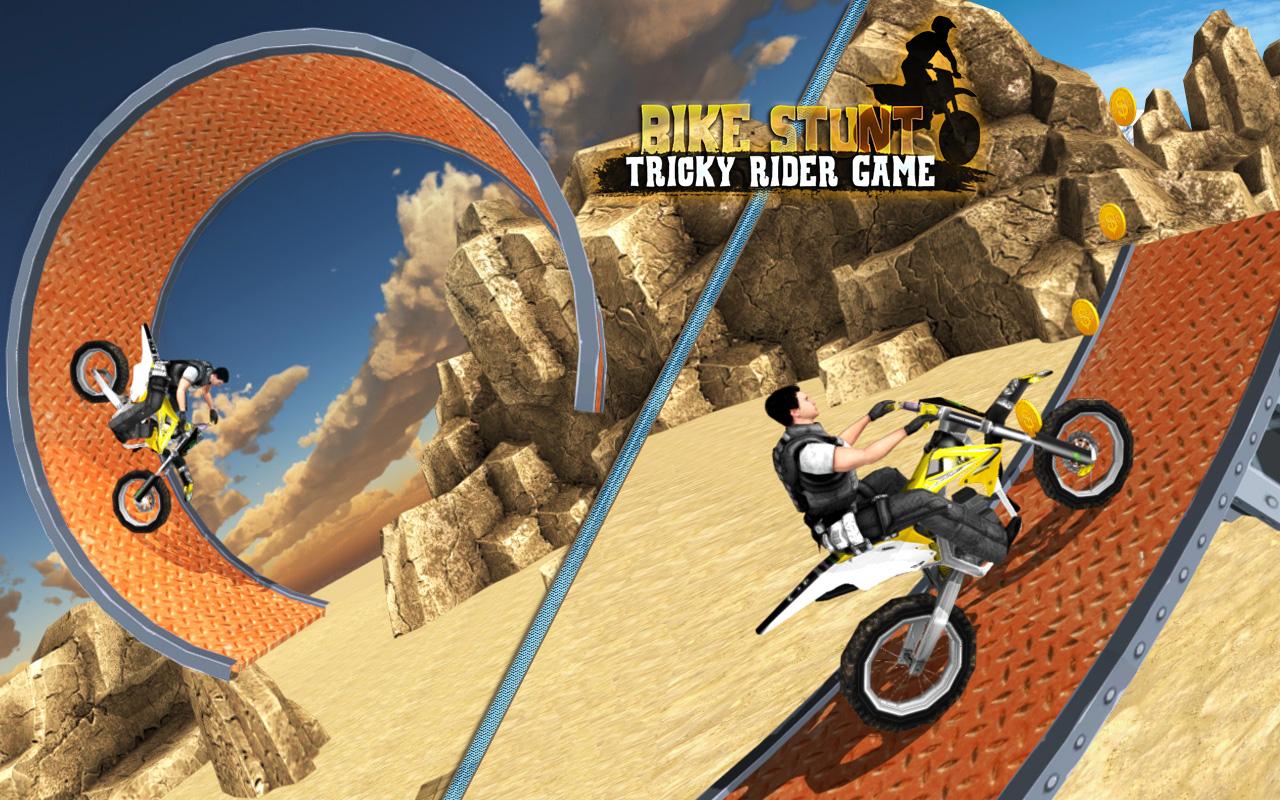 Bike Stunt Tricky Rider Game截图4