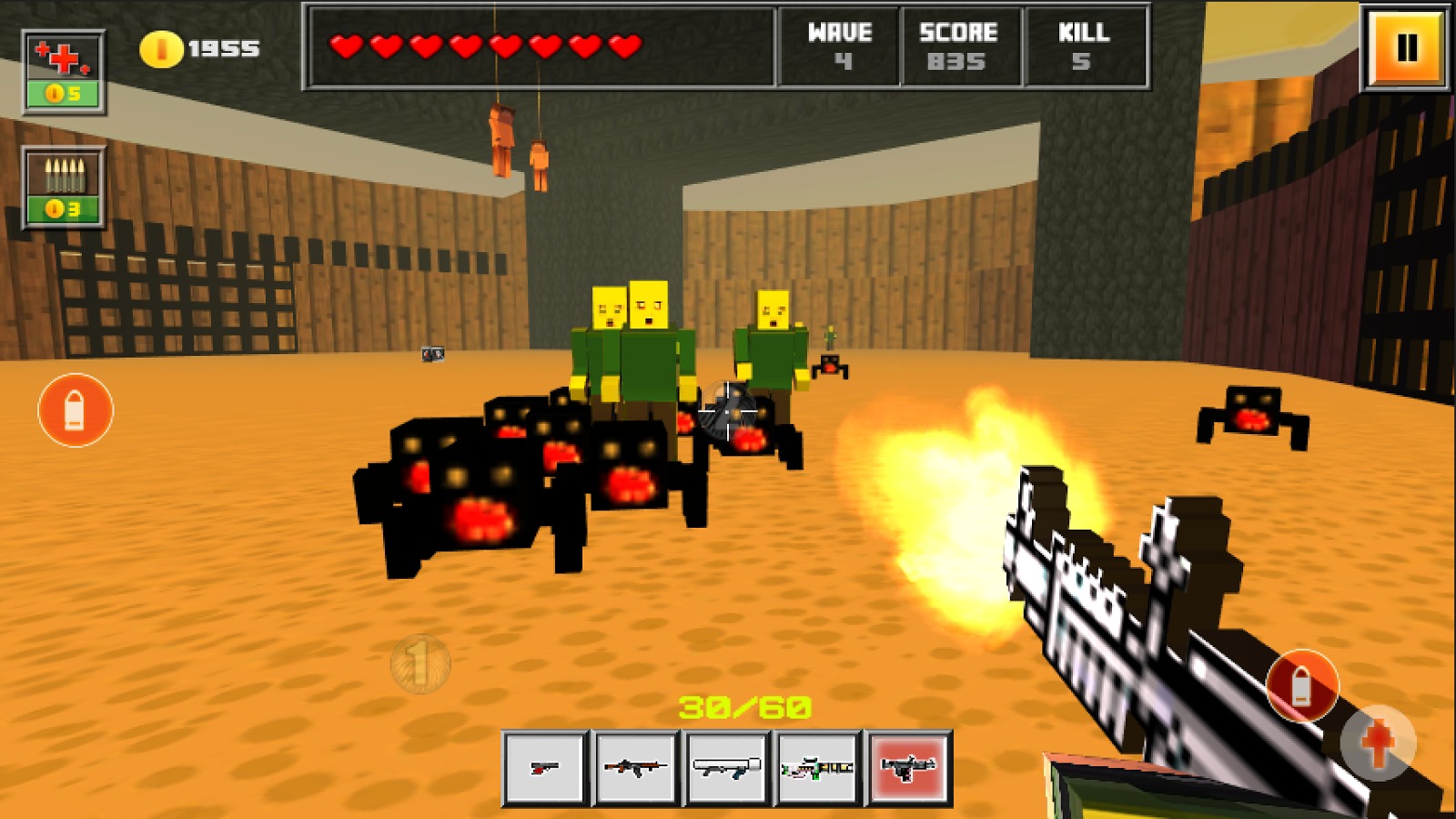 Pixel Wars : 3D Block Combat截图1