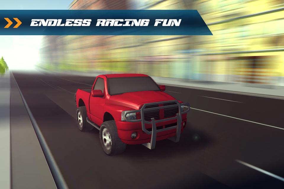 3D Traffic Toon Racer 2015截图1