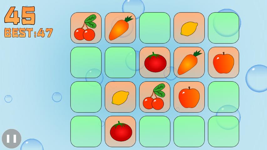 Match Up Fruits Memory Game截图1