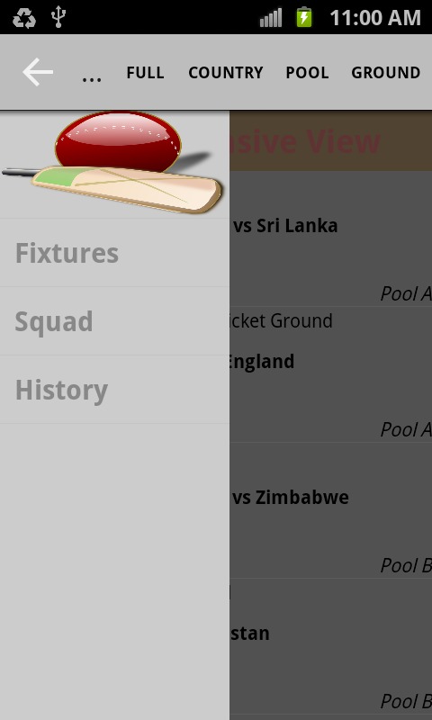 WorldCup-2k15 Fixtures截图2