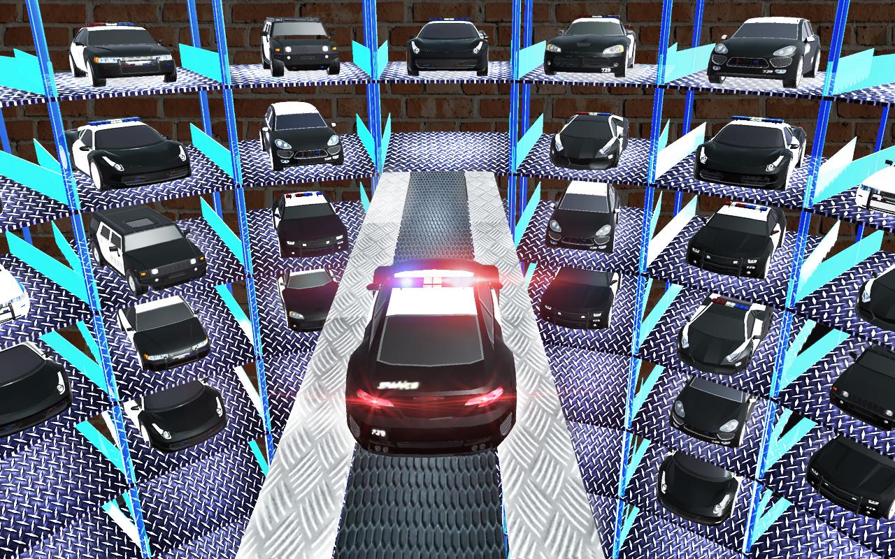 Multi-Level US Police Car Parking Driving School截图3