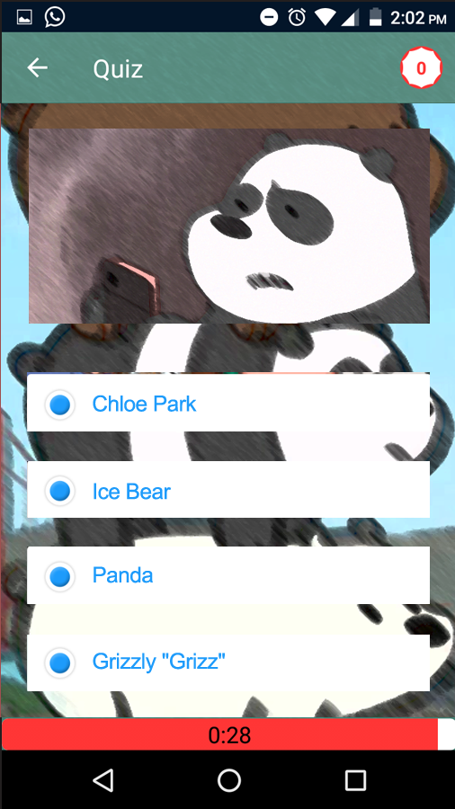 Guess We Bare Bears Trivia Quiz截图2