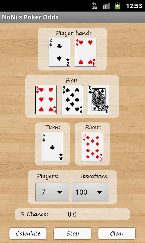 NoNi's Poker Odds截图4