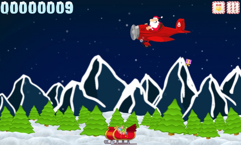 Crazy Santa Fly截图4