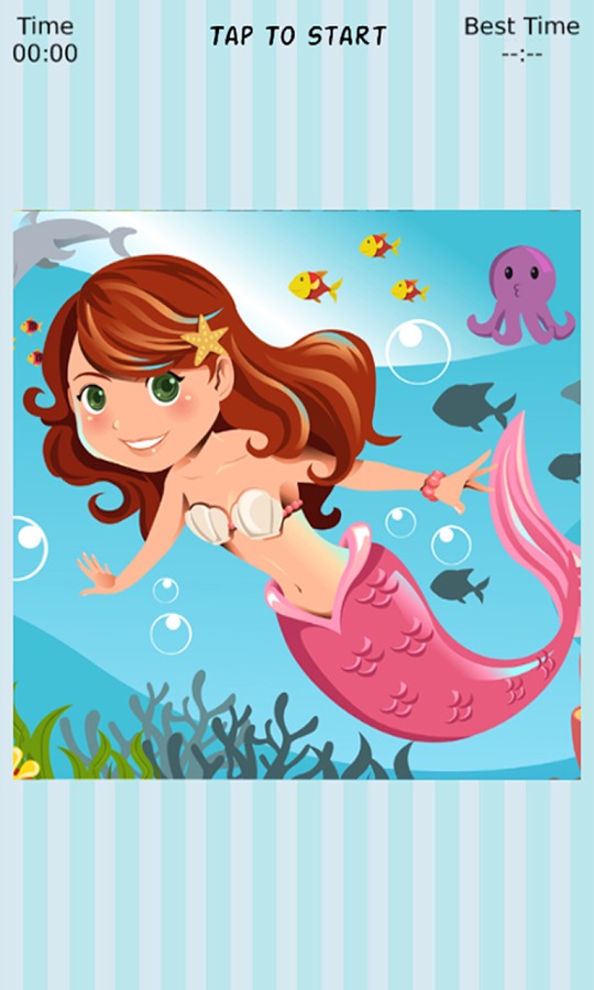 Little Mermaid Sliding Puzzle截图5