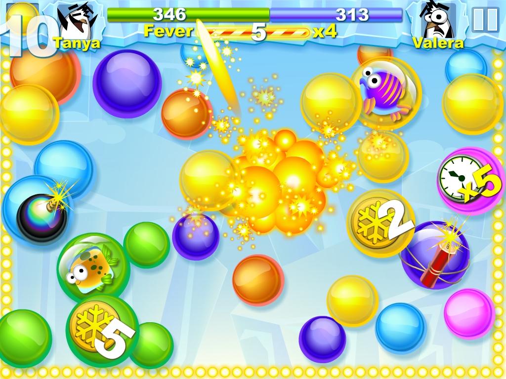 Tap The Bubble 2 Penguin Party截图1