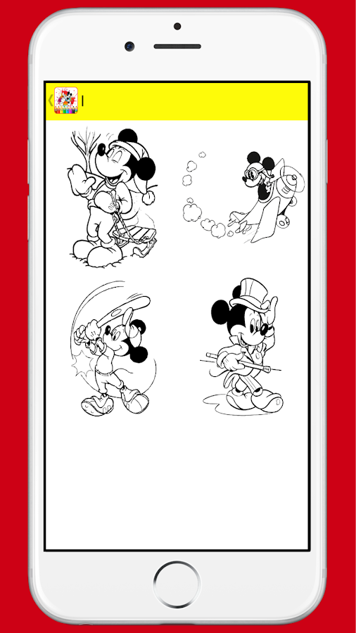 Coloring Mickey And Minnie Character截图1