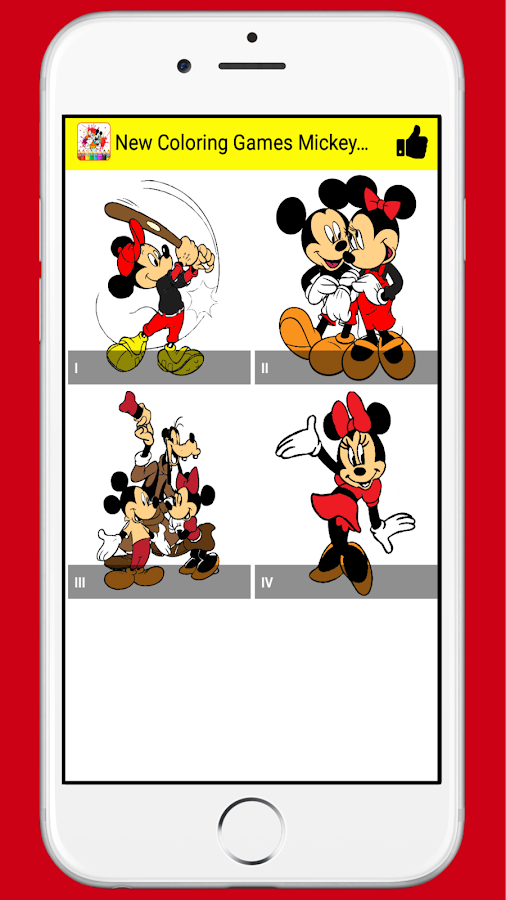 Coloring Mickey And Minnie Character截图2