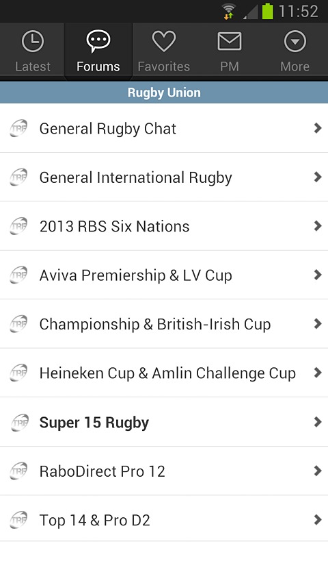 The Rugby Forum截图2