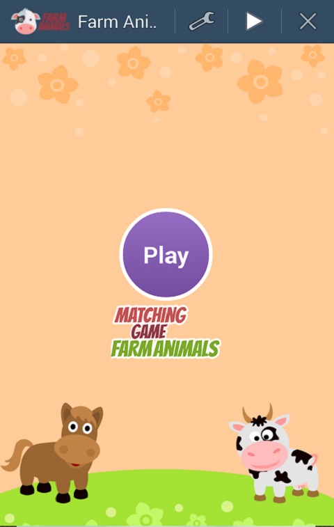 Matching Game Farm Animals截图2