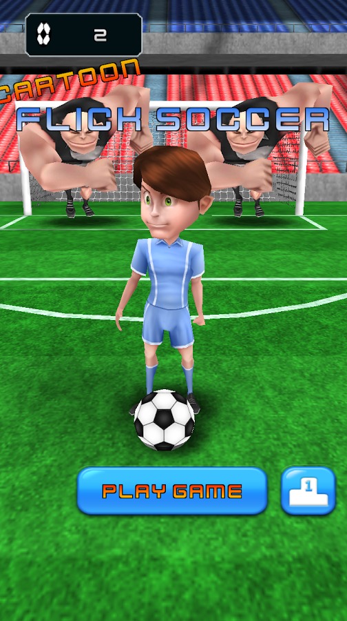 Cartoon Flick Soccer-free kick截图1