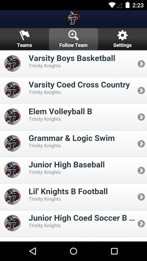 Trinity Knights Athletics截图3