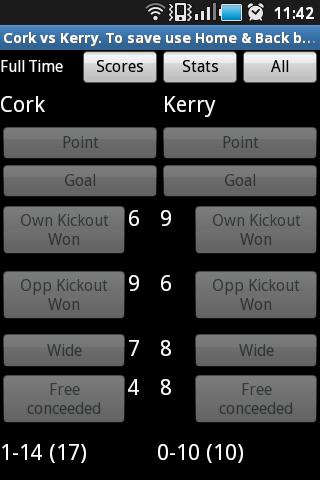 GAA Football Stats Recorder截图4